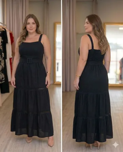 Vestido em tecido tam M/G