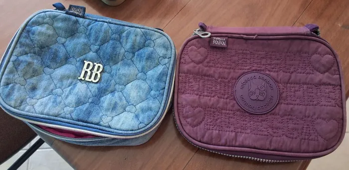 Estojos Rebecca Bonbon Roxo e Jeans