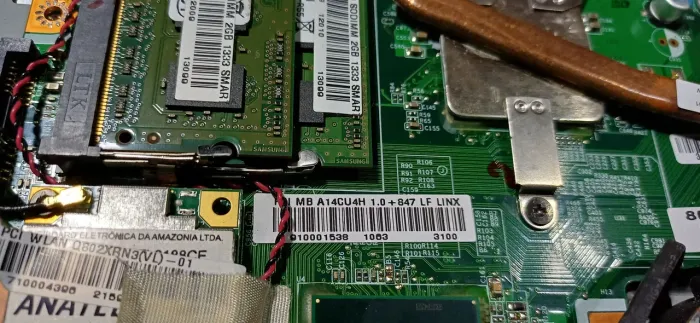  Placa mae para notebook  CCE Win Ultra Thin i45L, positivo unique.