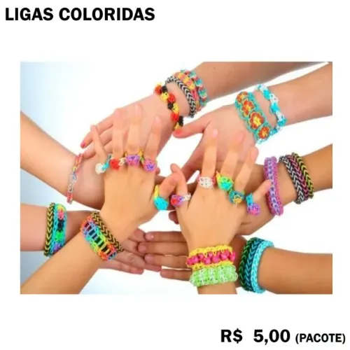 Ligas Coloridas (2 Pacotes)