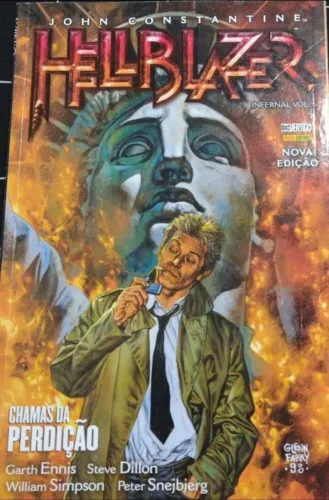 Hq Hellblazer Vol 6 Chamas da Perdição - Garth Ennis DC Vertigo