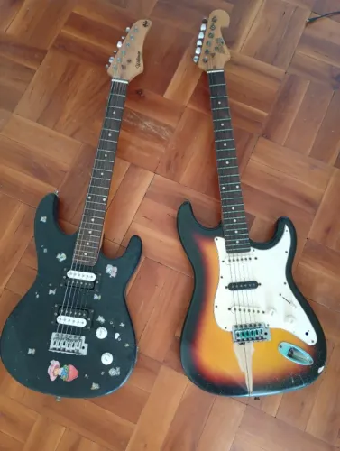 2 Guitarras Para Reparo Memphis e Waldeman