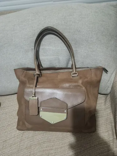 Bolsa couro arezzo 