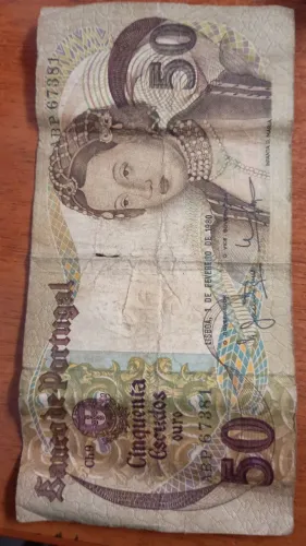 50 escudo portugal de 1980 