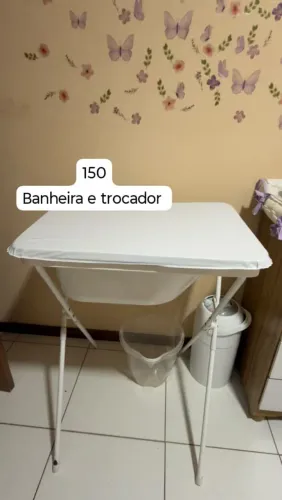 Trocador e banheira