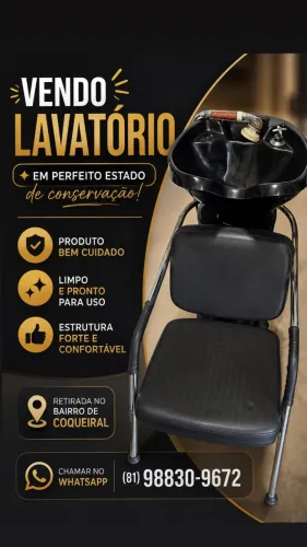 LAVATÓRIO PARA SALAO