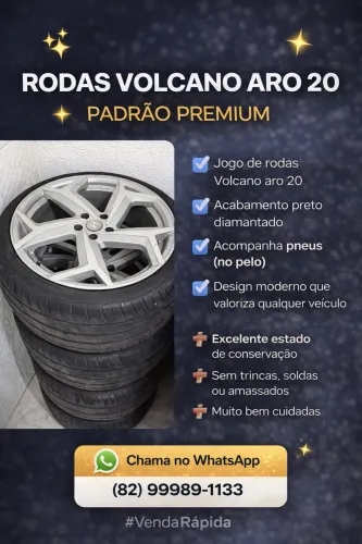 ? RODAS VOLCANO ARO 20 - PADRÃO PREMIUM ?