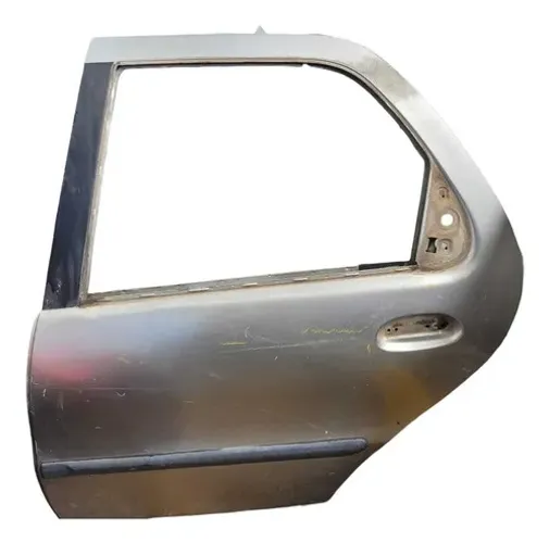 Porta Traseira Esquerda Fiat Palio 1998 Traseira Esquerdo Prata