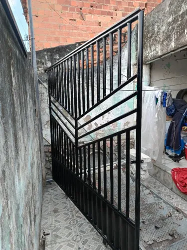 Portão galvanizado