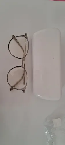 Armação de óculos cinza