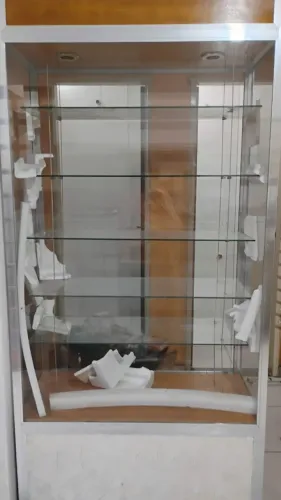 Vitrine Expositora de Vidro com Iluminação (2,20m x 1,00m)
