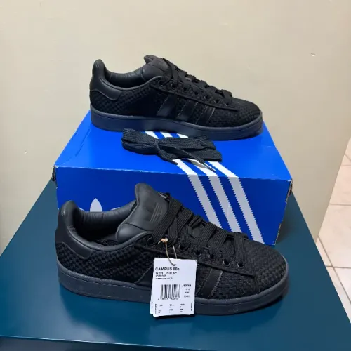 adidas campus 00s core black / carbon / core black tamanho 44 (us 12).