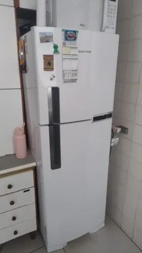 GELEDEIRA BRASTEMP 375 L FROST FREE DUPLEX BRANCA