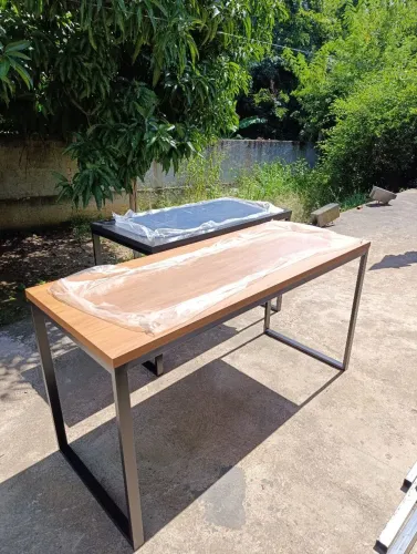 Mesa estilo industrial Escritório Home office