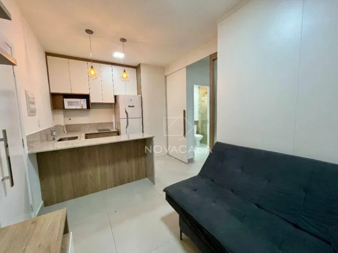 Studio com 1 dormitório para alugar, 30 m² por R$ 3.510,00/mês - Ouro Preto - Belo Horizon