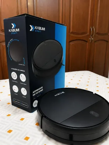 Aspirador de Pó Robô KaBuM! Smart 100 (Na Caixa) - Estado de Novo!