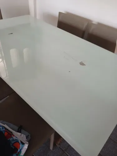 Tampo de vidro para mesa de jantar 