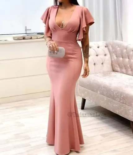 Vestido rosa/nude usado apenas uma vez