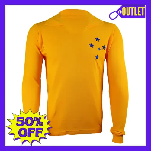Camisa Cruzeiro Retrô - Goleiro Leão - Tamanho GG - Camisa Nova - 50% Off