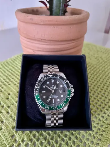Relógio Rolex Linha Premium Modelo Sprite. 