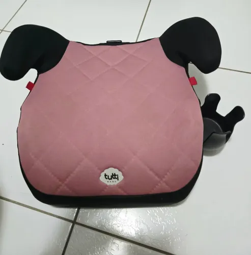 Cadeira de Elevação Infantil Tutti Baby - Rosa e Preto (Ótimo Estado)