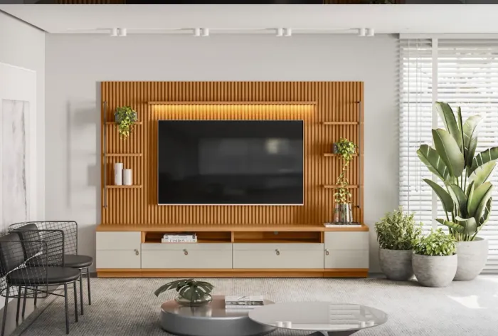 Conjunto para Sala com Painel e Módulos