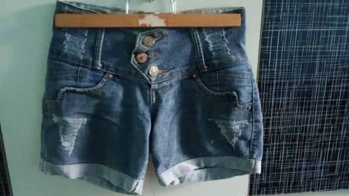 Short Y2K 38 com passador para cinto largo