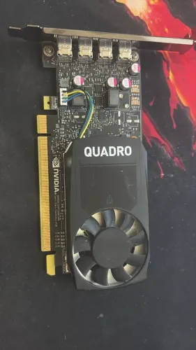 NVIDIA Quadro P1000 4GB | 4 Mini DisplayPort | Cabo Mini DP para HDMI | Aceito Trocas
