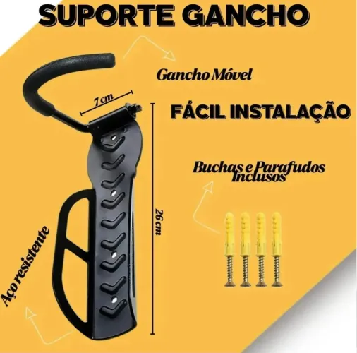 2 SUPORTES PARA BICICLETA