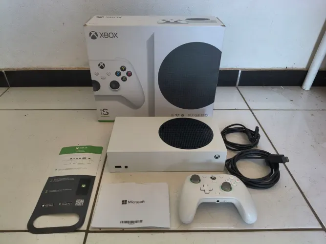 Xbox Séries S Zerado Na Caixa Com Nota mais 28 Jogos..