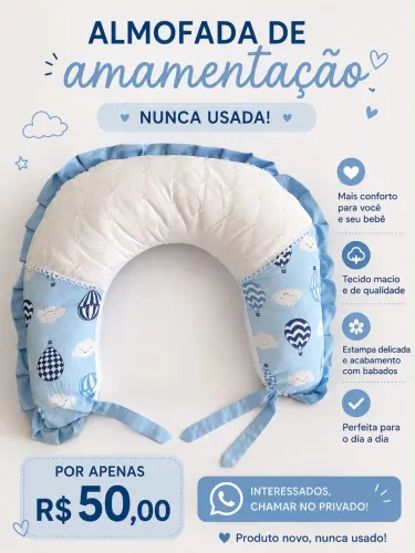 Almofada amamentação nunca usada 