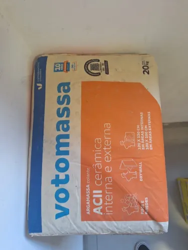 Argamassa Votomassa ACII 20kg - Sobra de obra (8 unidades, também individual)