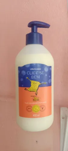 Hidratante Bob esponja o Boticário De R$78,00 Por R$50,00