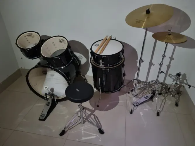 Bateria Onix Smart 22 Seminova ? Kit Completo 5 Peças