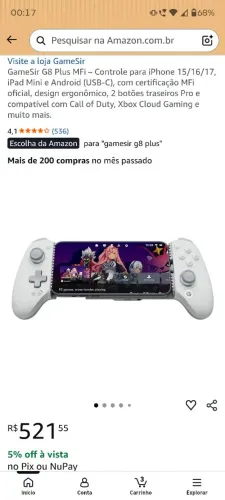 Controle Gamesir G8 plus MFI