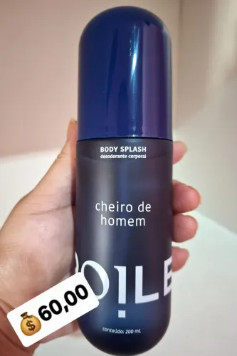 Body splash masculino cheiro de homem 200ml spoiler/Viihtube lançamento