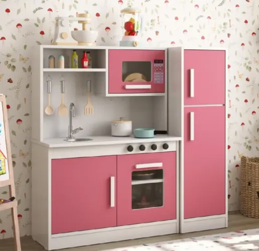 Armário de cozinha infantil de madeira NOVO /NA CAIXA