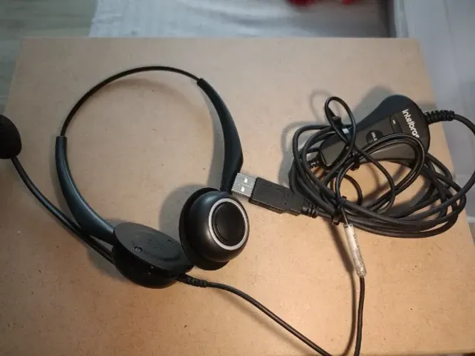 Headset Intelbras Biauricular USB CHS 60B