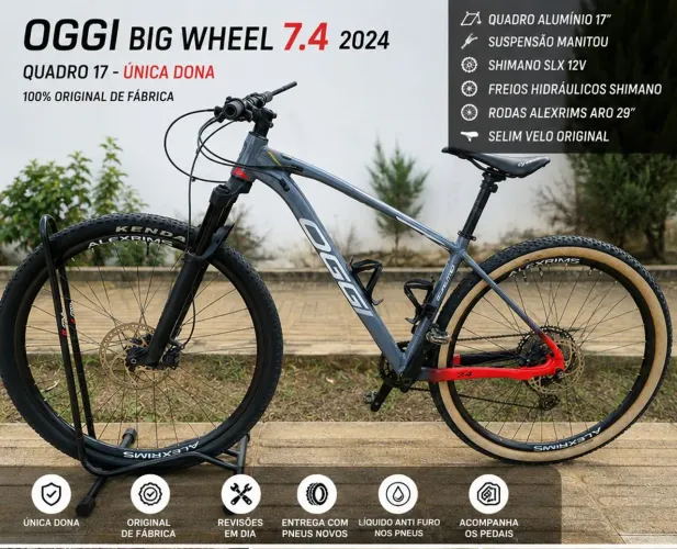 OGGI Big Wheel 7.4 2024 | Quadro 17 | Única Dona | Shimano SLX 12v