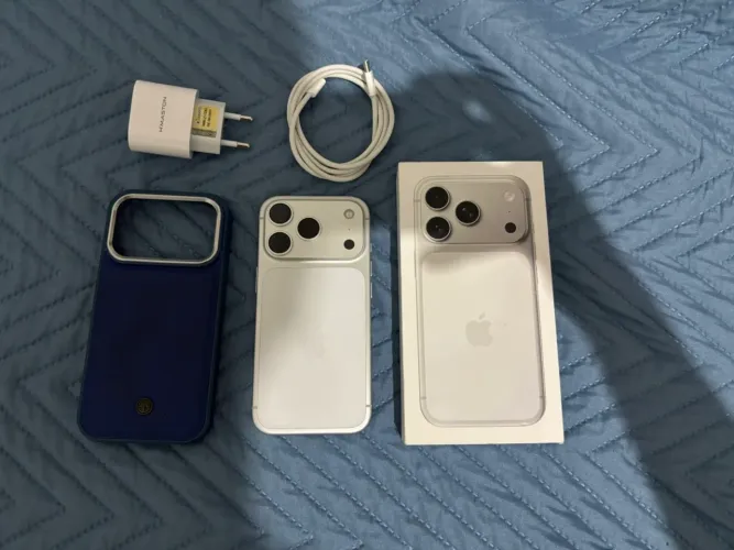 iPhone 17 Pro 256GB Silver - 2 Meses De Uso - Impecável 