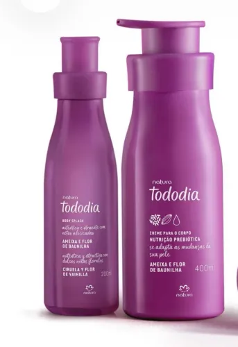 Kit Natura ameixa e flor de baunilha