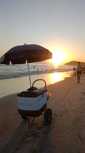 Sorveteiro em santos