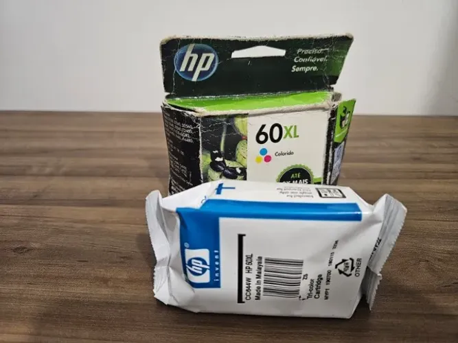 Cartucho De Tinta Hp 60xl Cc644wb Colorido 15,5ml