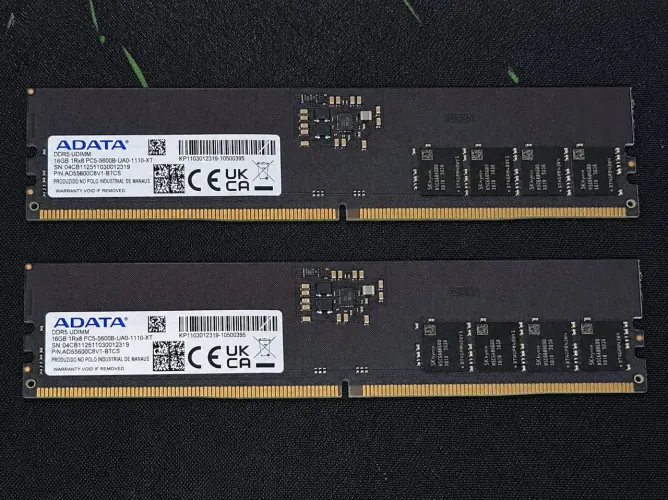 2 MEMÓRIAS RAM 16 GB DDR5