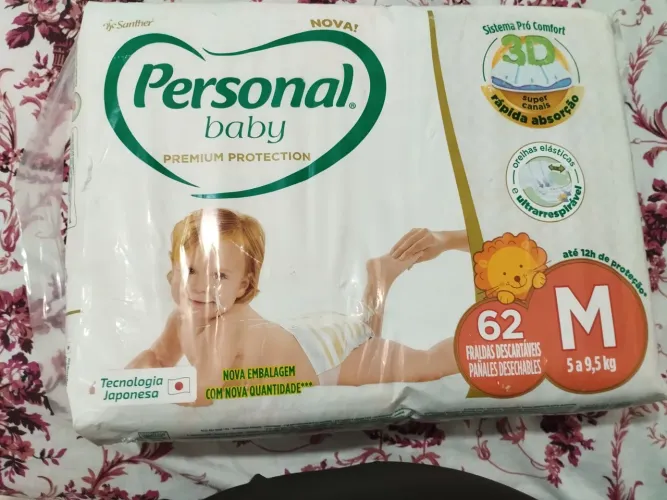 Fralda Personal Premium / Aceito cartão de crédito 