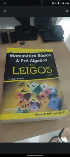 Livros matemática, física, química para leigos