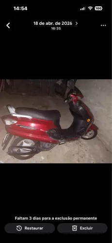 Suzuki Burgman AN 125 2007 - Vermelha - R$ 3.800 + débitos