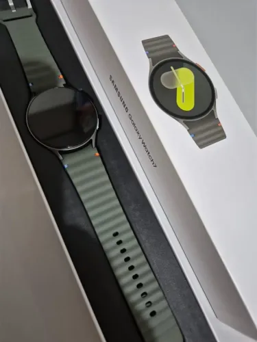 Samsung Galaxy Watch7 44mm Bluetooth, Galaxy AI, Tela em Cristal de Safira, Verde