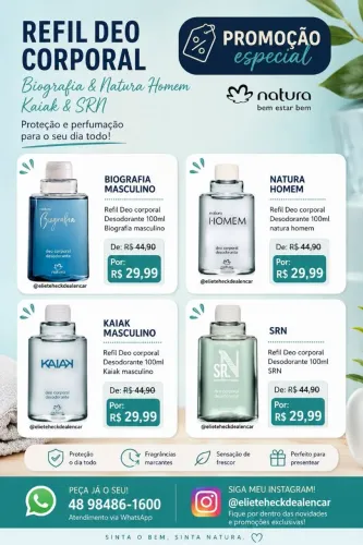 Deo corporal desodorante natura 