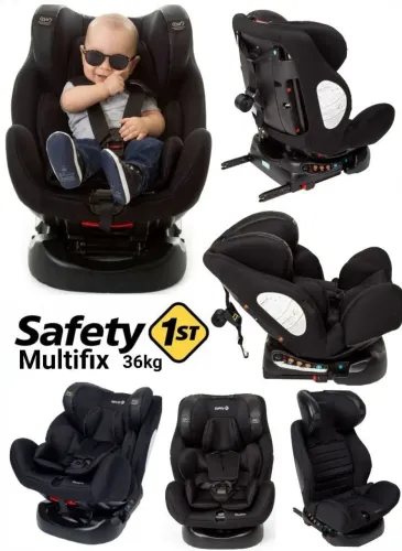 Cadeirinha de carro Safety 1st Multfix C/Isofix Super Reclinável e Confortável Mto Nova!!!